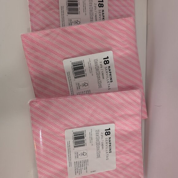 3 Packs Of Hello Kitty Christmas Napkins 18 Per Pack 13" Square - Picture 4 of 4